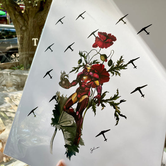 Clever-Clippings-Marvel-Avengers-Poster-Ironman-Artwork-Art-Print