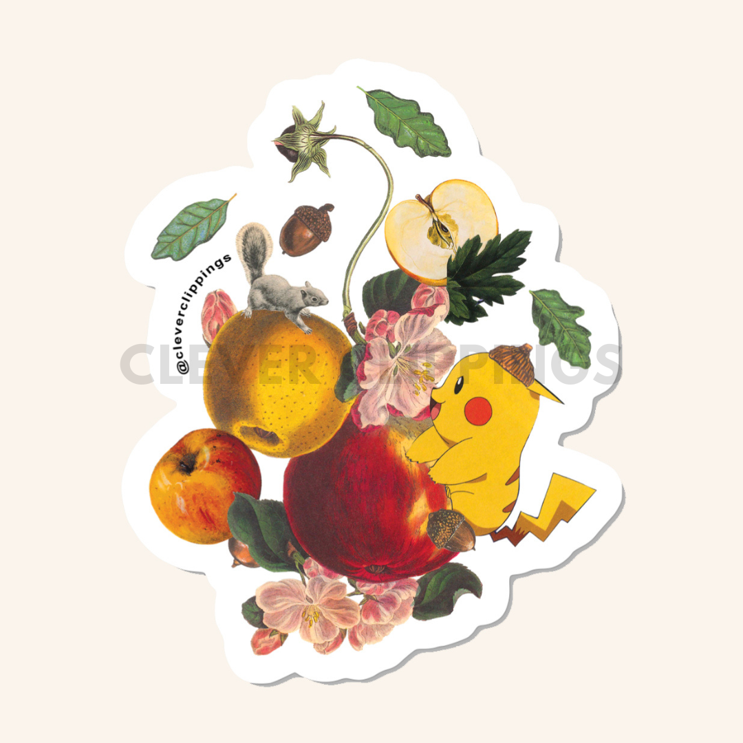 Pikachu inspired Vinyl Sticker