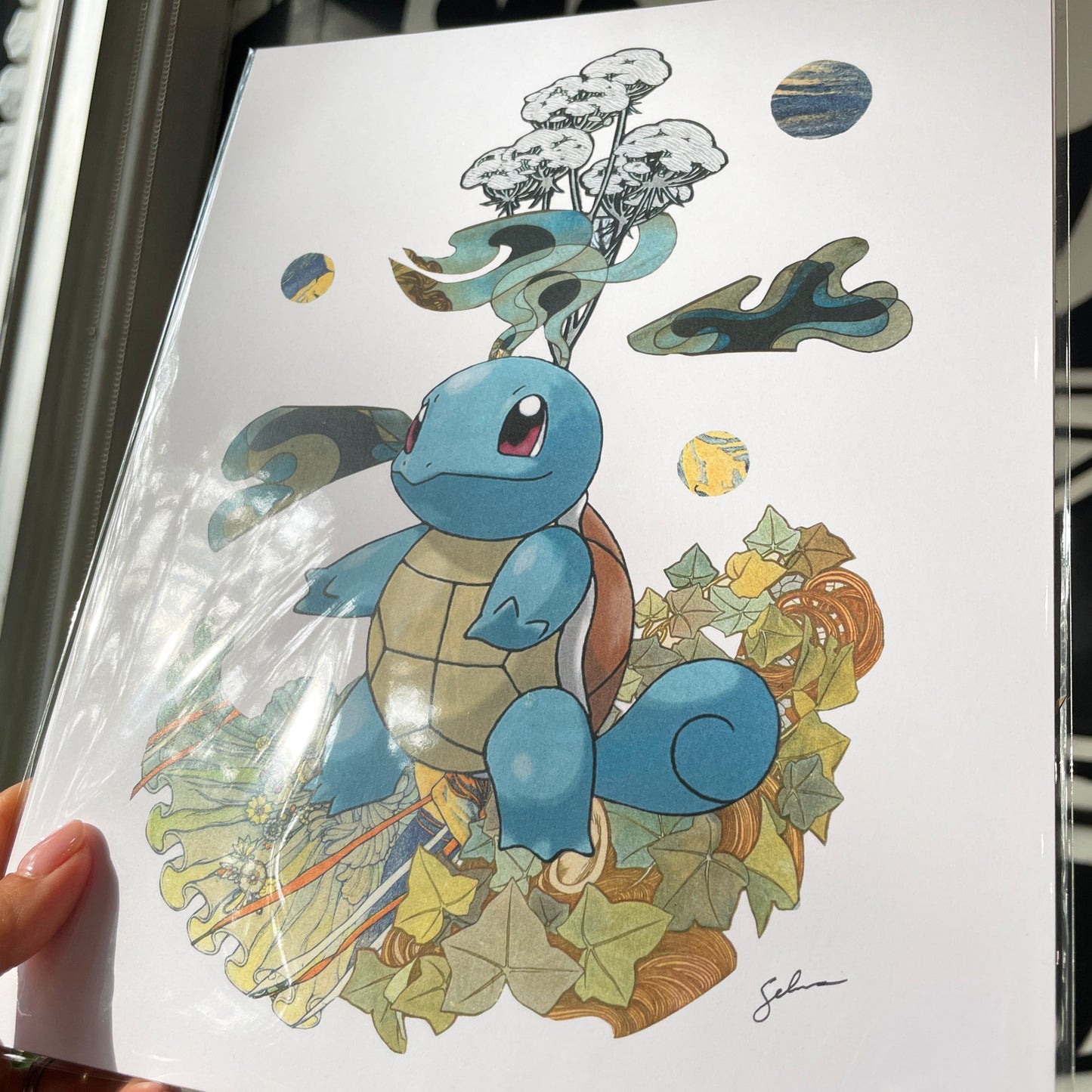 Squirtle inspired - Bubble and Aqua Tail
