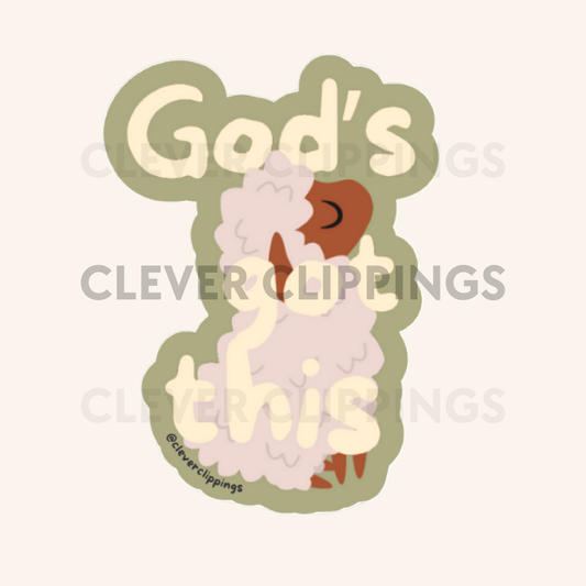 Christian Vinyl Sticker - God's Got This
