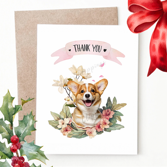 Happy Corgi Thank You