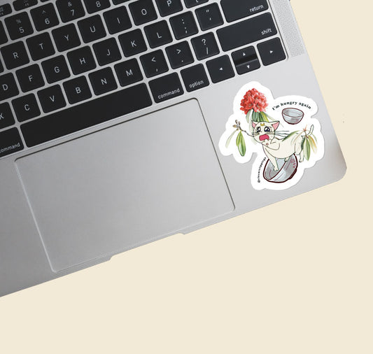 Sailormoon inspired Vinyl Sticker - I am hungry again