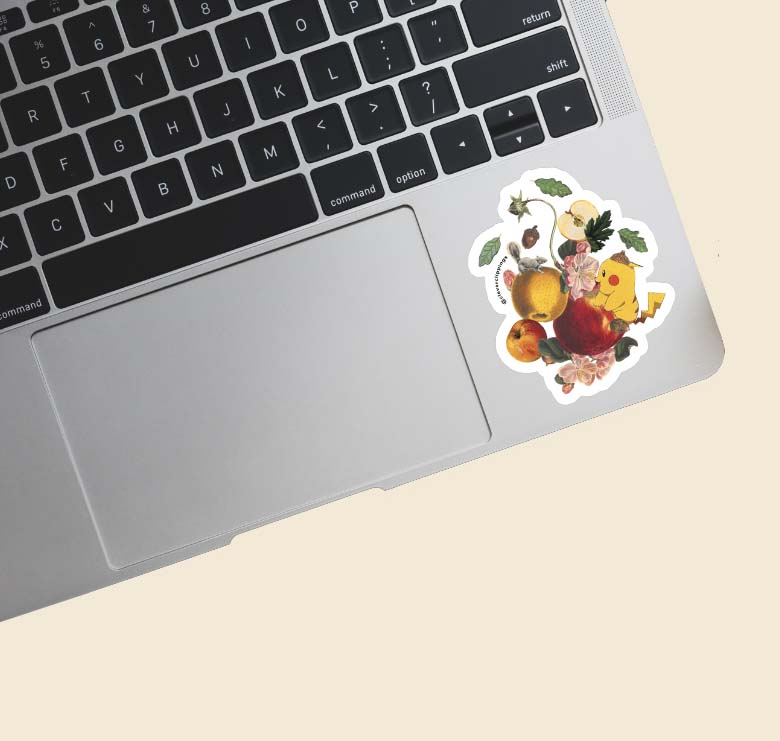 Pikachu inspired Vinyl Sticker