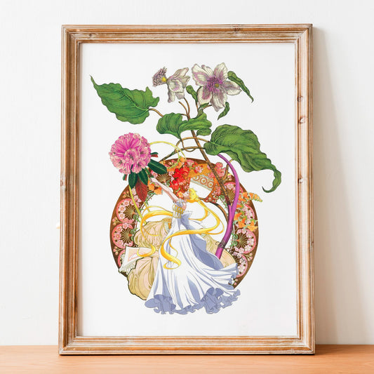 Art Nouveau Moon Princess