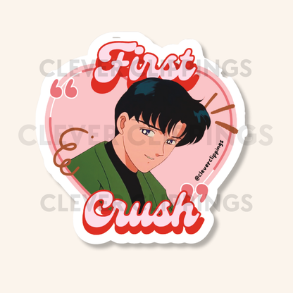 Tuxedo Mask inspired Vinyl Sticker - First Crush