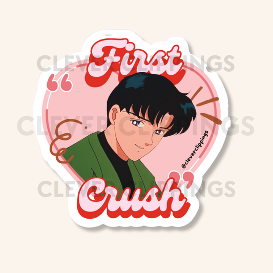 Tuxedo Mask inspired Vinyl Sticker - First Crush