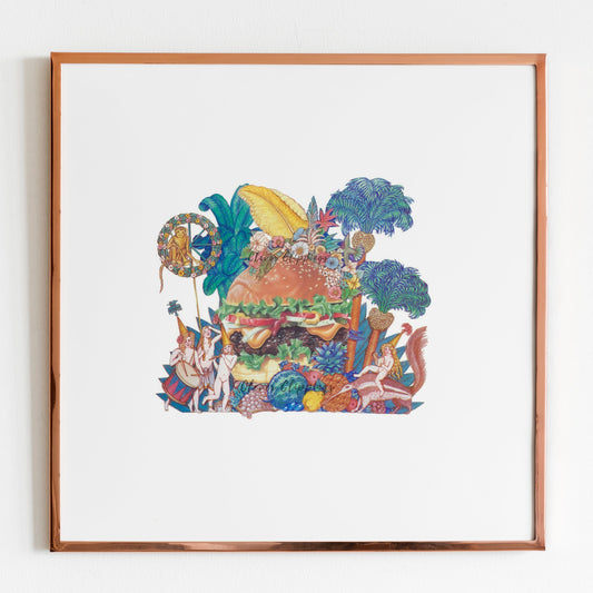 Original Collage - Burger Joy
