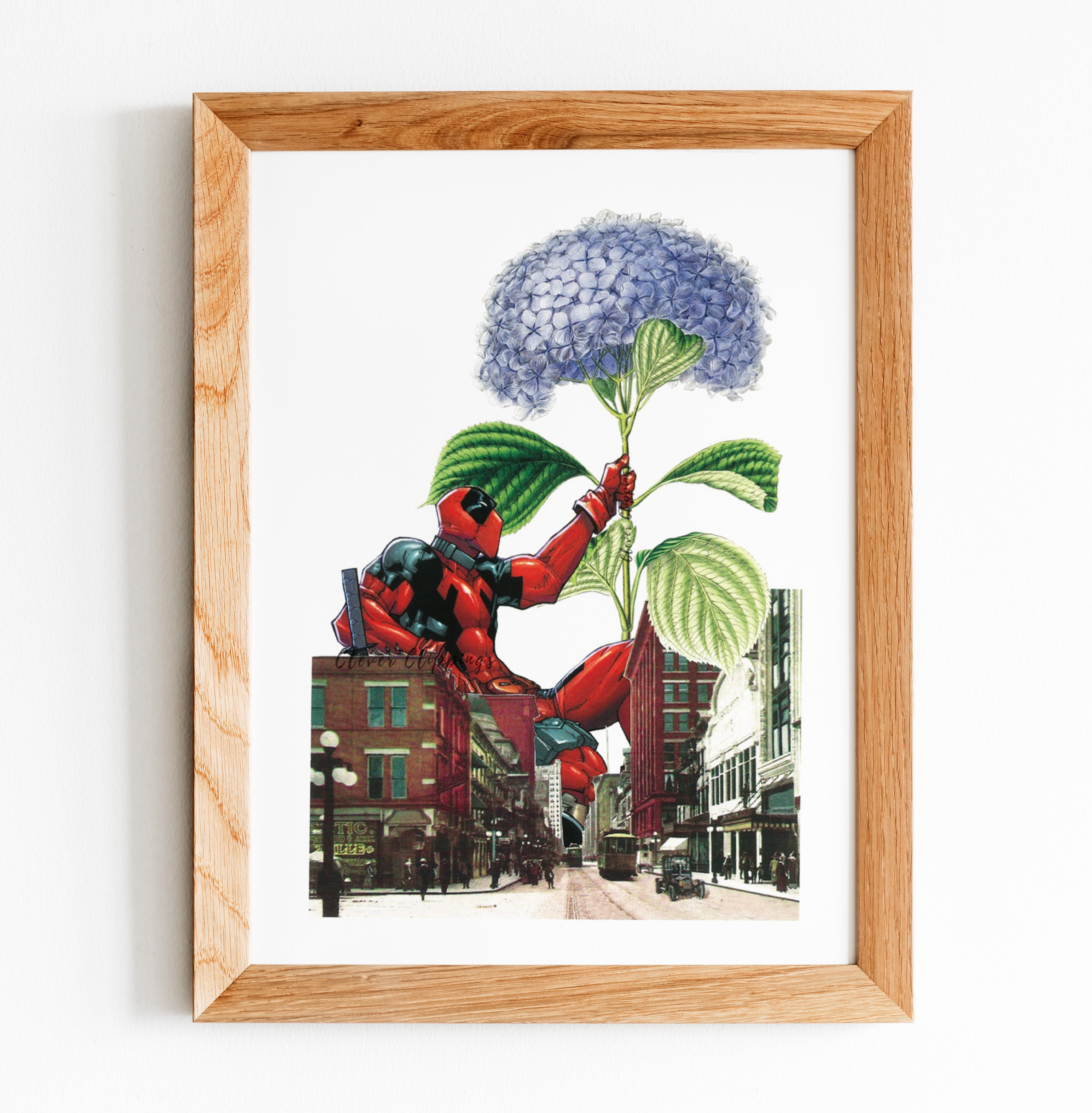 Handcut Collage Print - Deadpool inspired Yonge Street, Toronto ...