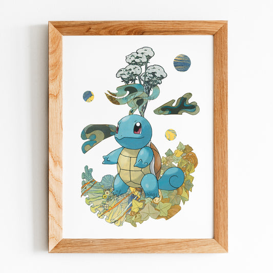Squirtle inspired -  Bubble and Aqua Tail